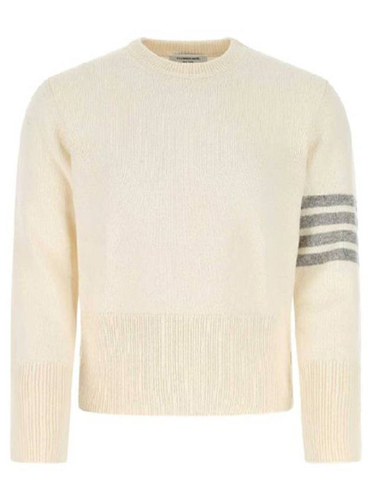 Striped Jersey Wool Knit Sweater MKA317A Y1026 100 - THOM BROWNE - BALAAN 1