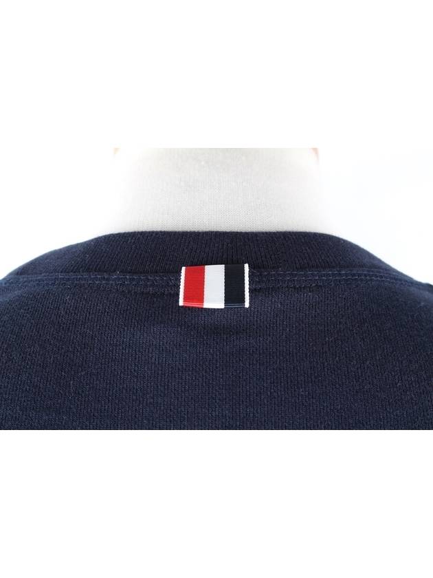 Diagonal armband sweatshirt navy 6 110 - THOM BROWNE - BALAAN 6