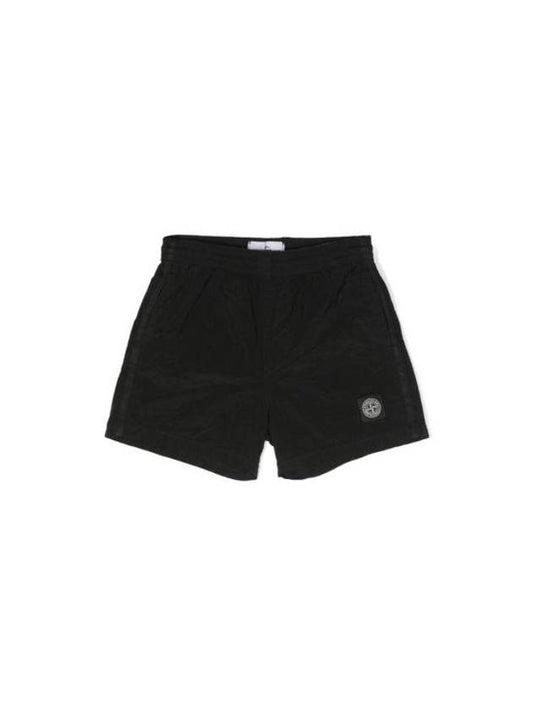 Kids Stone Island Shorts Bermuda 8016B0243 V0029 BLACK - STONE ISLAND - BALAAN 1