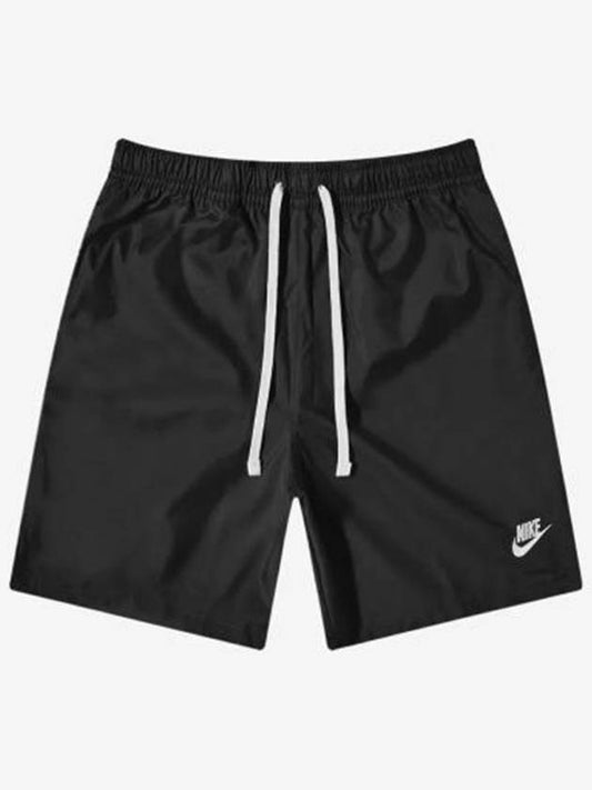 NSW Essential Woven Lined Flow Shorts Black - NIKE - BALAAN.