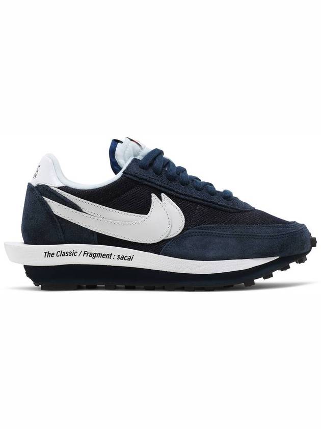 Sakai Fragment LD Waffle Low Top Sneakers Blackened Blue - NIKE - BALAAN 2