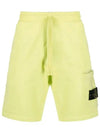 Men's Wappen Patch Bermuda Shorts Melon Lime - STONE ISLAND - BALAAN 2