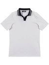 Women's Sammy Short Sleeve Polo Shirt Cloud White - J.LINDEBERG - BALAAN 3