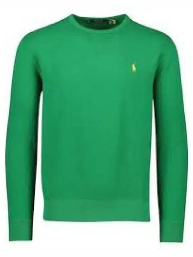 Fleece crew neck sweatshirt green 1236740 - POLO RALPH LAUREN - BALAAN 1