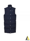 Functional Material Long Down Vest Blue - PRADA - BALAAN 2