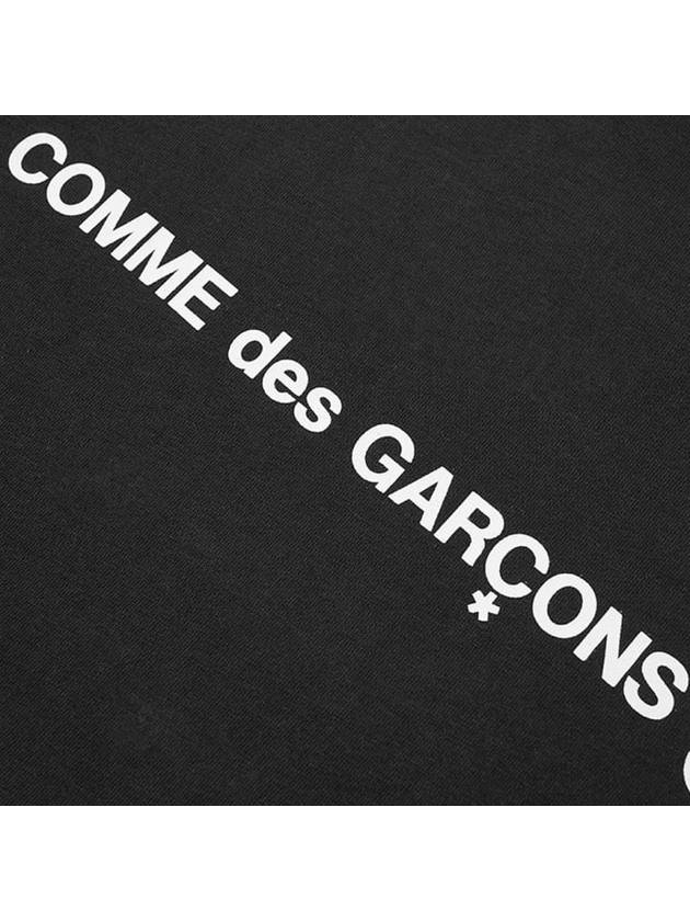 Same day delivery Shirt Logo Long Sleeve T Black W28115 1 - COMME DES GARCONS - BALAAN 6