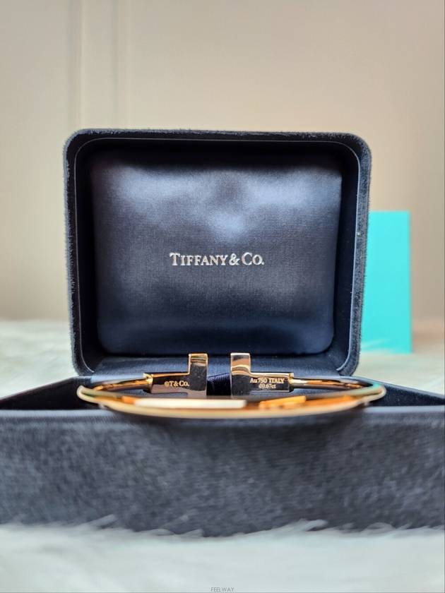 Daol Beomeo Branch Tiffany T wire large diamond bracelet rose gold condition S - TIFFANY & CO. - BALAAN 6