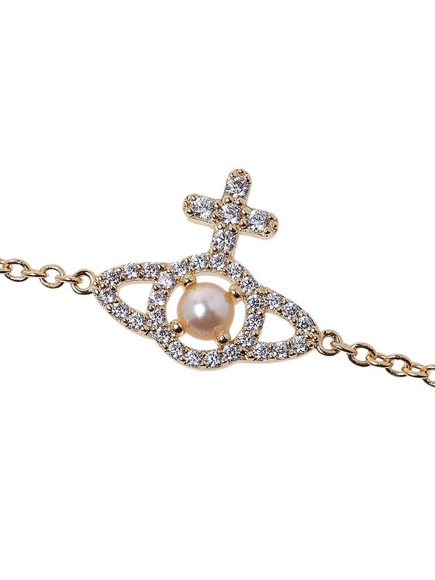 Olympia Pearl Chain Bracelet Gold - VIVIENNE WESTWOOD - BALAAN 4