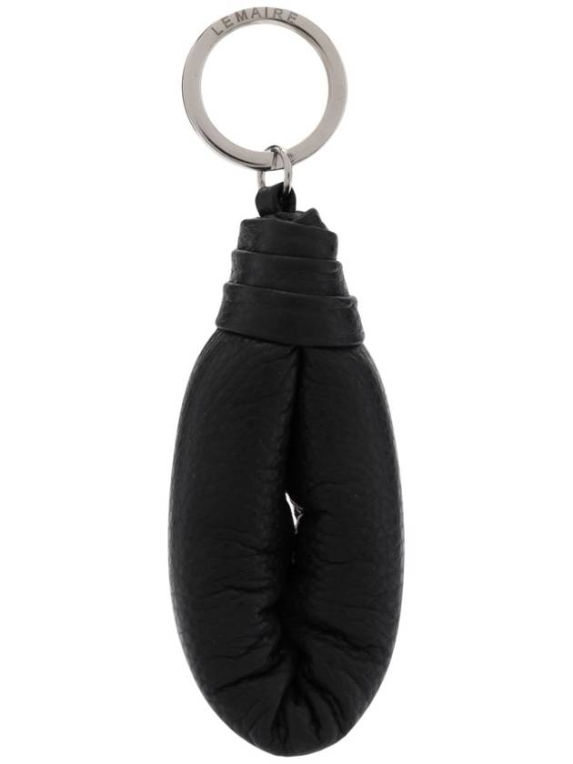 Warded Grain Leather Key Holder Dark Chocolate - LEMAIRE - BALAAN 2