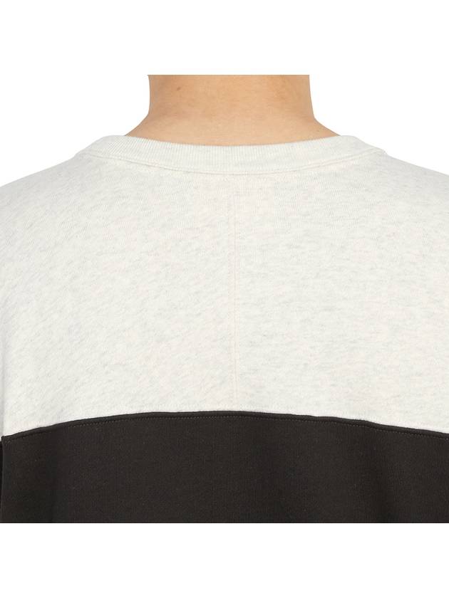 Howley Two Tone Logo Sweatshirt Faded Black - ISABEL MARANT - BALAAN 8