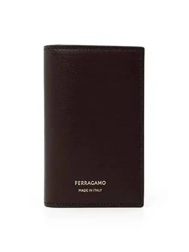 Branded Bi-Fold Card Wallet Brown - SALVATORE FERRAGAMO - BALAAN 2