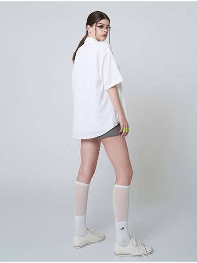 AU41SH03 Half sleeve shirt_White - ATHPLATFORM - BALAAN 2