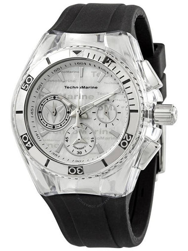 Technomarine Cruise Star Chronograph Quartz White and Silver Dial Watch TM-120027 - TECHNOMARINE - BALAAN 1