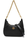 Aphrodite Small Logo Chain Shoulder Bag Black - GUCCI - BALAAN 2