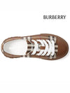 Kids Check Logo Sneakers Burch Brown - BURBERRY - BALAAN 6