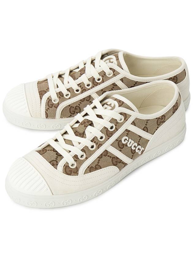 Original GG Fabric Low Top Sneakers Beige - GUCCI - BALAAN 2