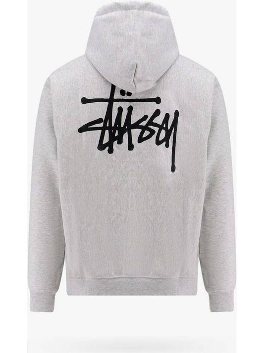 24SS Basic Logo Gray Hood 1925000 ASH HEATHER - STUSSY - BALAAN 2