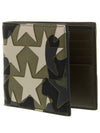 Camouflage Star Half Wallet LY2P0445GAL Khaki - VALENTINO - BALAAN 3