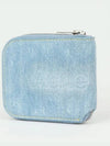 Denim zipper half wallet CG0202 - ACNE STUDIOS - BALAAN 4