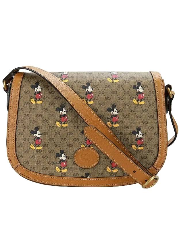 GG Supreme Small Canvas Shoulder Bag Brown - GUCCI - BALAAN 1