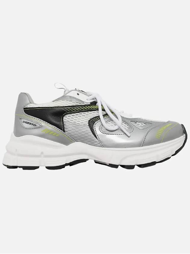 Men's Marathon Runner Low Top Sneakers Silver - AXEL ARIGATO - BALAAN 3