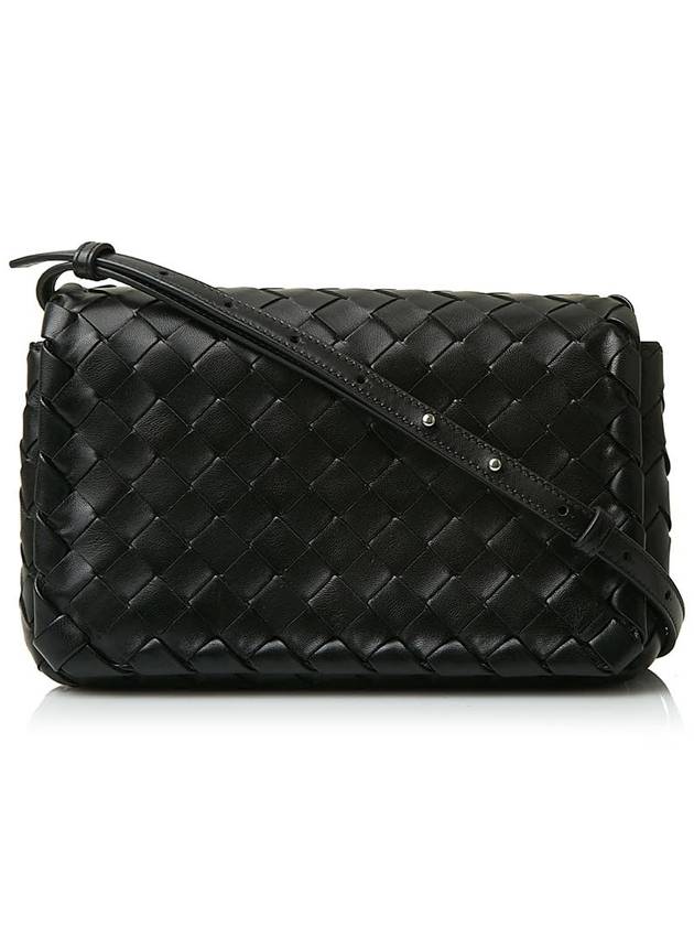 Intrecciato Cross Bag Black - BOTTEGA VENETA - BALAAN 2