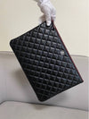 Classic Clutch Large Caviar Black Silver A82552 - CHANEL - BALAAN 8