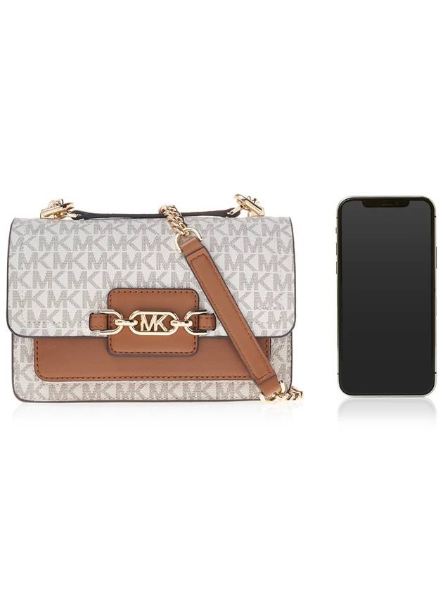 Heather Extra Small Logo Cross Bag White - MICHAEL KORS - BALAAN 7