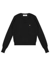 ORB Embroid Logo Knit Top Black - VIVIENNE WESTWOOD - BALAAN 2