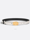 Reversible 22MM Smooth Calfskin Belt Black - DIOR - BALAAN 3