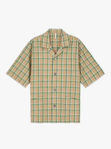 Coco SS Shirt Green Check 4111310 - SUNFLOWER - BALAAN 1