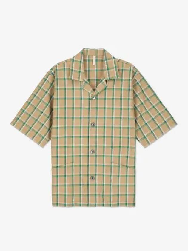 Coco SS Shirt Green Check 4111310 - SUNFLOWER - BALAAN 1