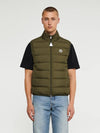 Contrin Down Vest Olive Green - MONCLER - BALAAN 2