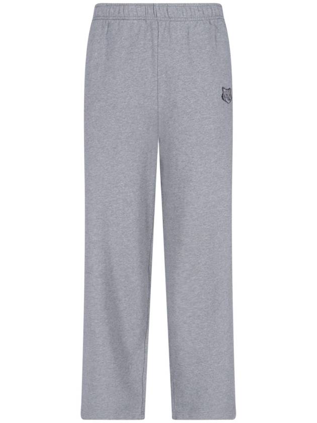 Bold Fox Head Patch Relaxed Jogger Track Pants Grey - MAISON KITSUNE - BALAAN 2