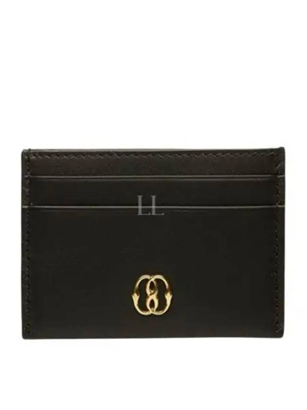 Emblem Logo Card Wallet Black - BALLY - BALAAN 2