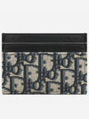 30 Montaine 5 Slot Oblique Jacquard Card Wallet Blue - DIOR - BALAAN 4