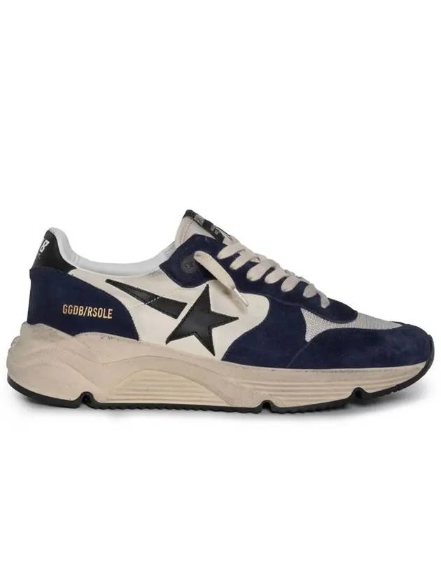 Running Sole Distressed Leather Suede Mesh Low-Top Sneakers - GOLDEN GOOSE - BALAAN 2