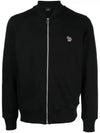 Zebra Logo Bomber Jacket Black - PAUL SMITH - BALAAN 1