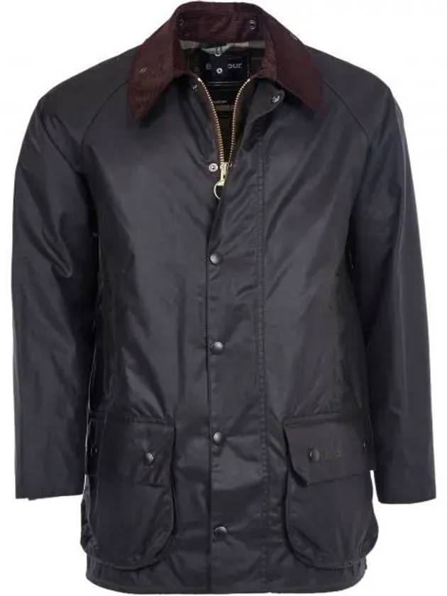 Men's Beaufort Wax Jacket Sage - BARBOUR - BALAAN 2