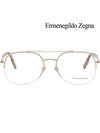 Zegna Glasses Frame EZ5184 032 Gold Half Rimless Two Bridges - ERMENEGILDO ZEGNA - BALAAN 3