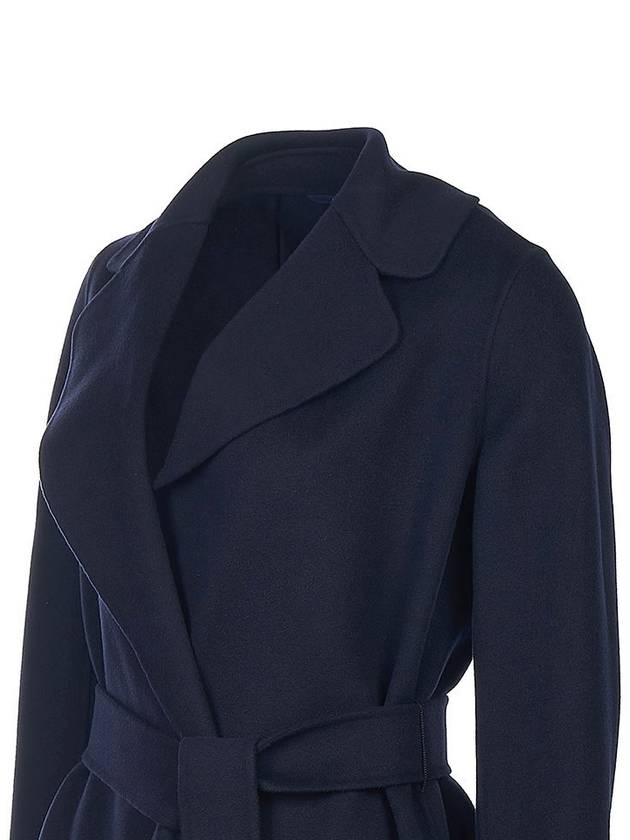 Poldo Wool Single Coat Midnight Blue - MAX MARA - BALAAN.