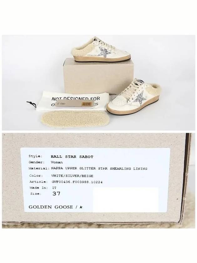 Ball Star Sabots Mule White - GOLDEN GOOSE - BALAAN 8