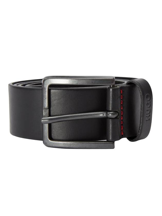 Men's Casual Leather Belt Black - HUGO BOSS - BALAAN 1