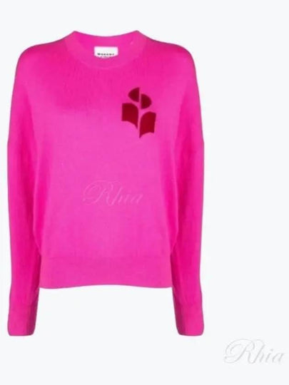 Marisans Logo Knit Top Pink - ISABEL MARANT - BALAAN 2