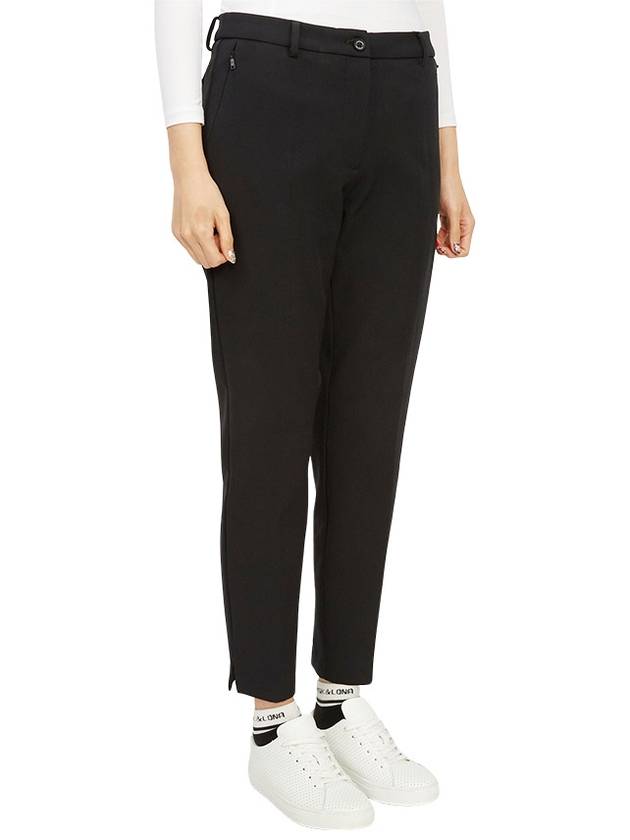 Lei Bonded Fleece Pants Black - J.LINDEBERG - BALAAN 4