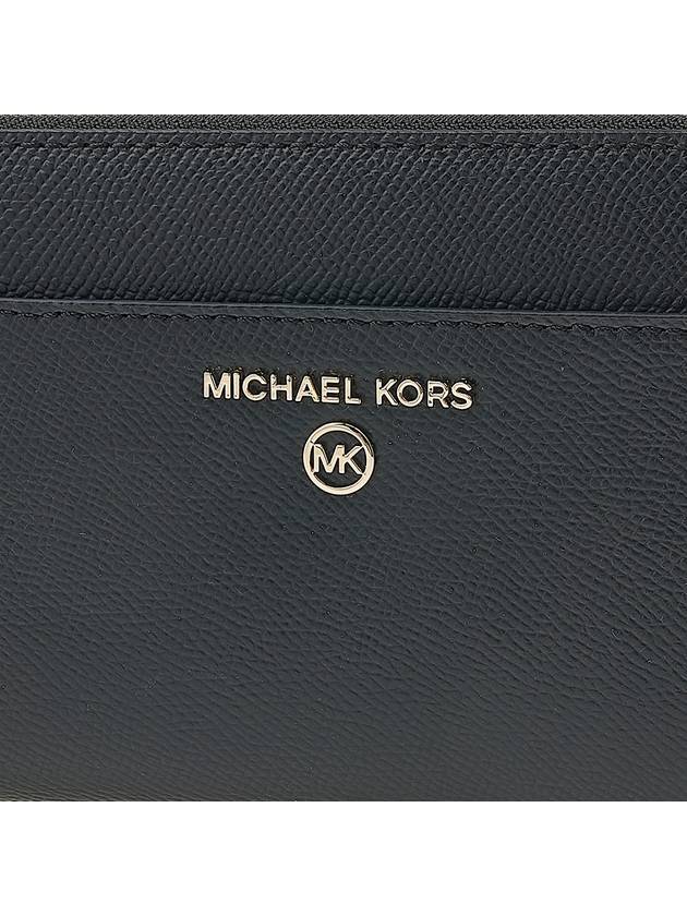 Women's Logo Zipper Long Wallet Black - MICHAEL KORS - BALAAN 7