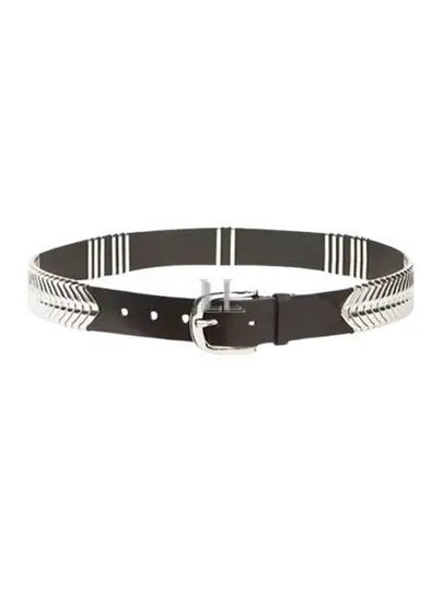 Tehorah Leather Belt Black - ISABEL MARANT - BALAAN 2