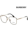 Glasses frame BE1382D 1326 Asian fit metal square fashion - BURBERRY - BALAAN 1