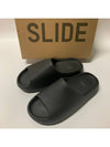 Yeezy Onyx Slippers Black - ADIDAS - BALAAN.