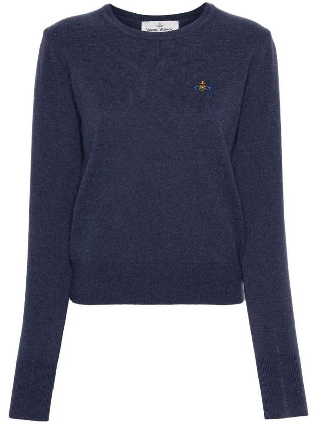 Bea Jumper Knit Top Navy - VIVIENNE WESTWOOD - BALAAN 2